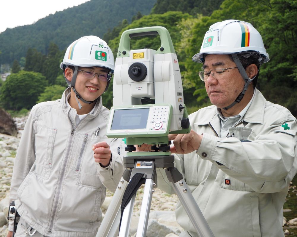 測量の様子